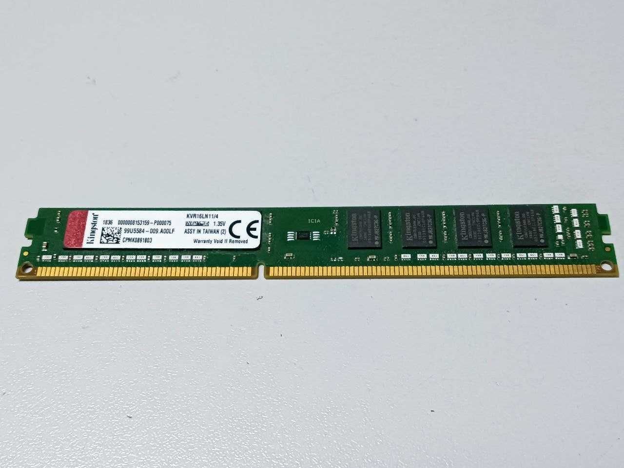 Оперативна пам'ять Kingston ValueRAM DDR3 1x4Gb
