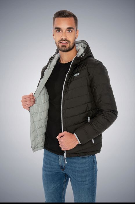 Kurtka pikowana 4F meska DWUSTRONNAM r.M