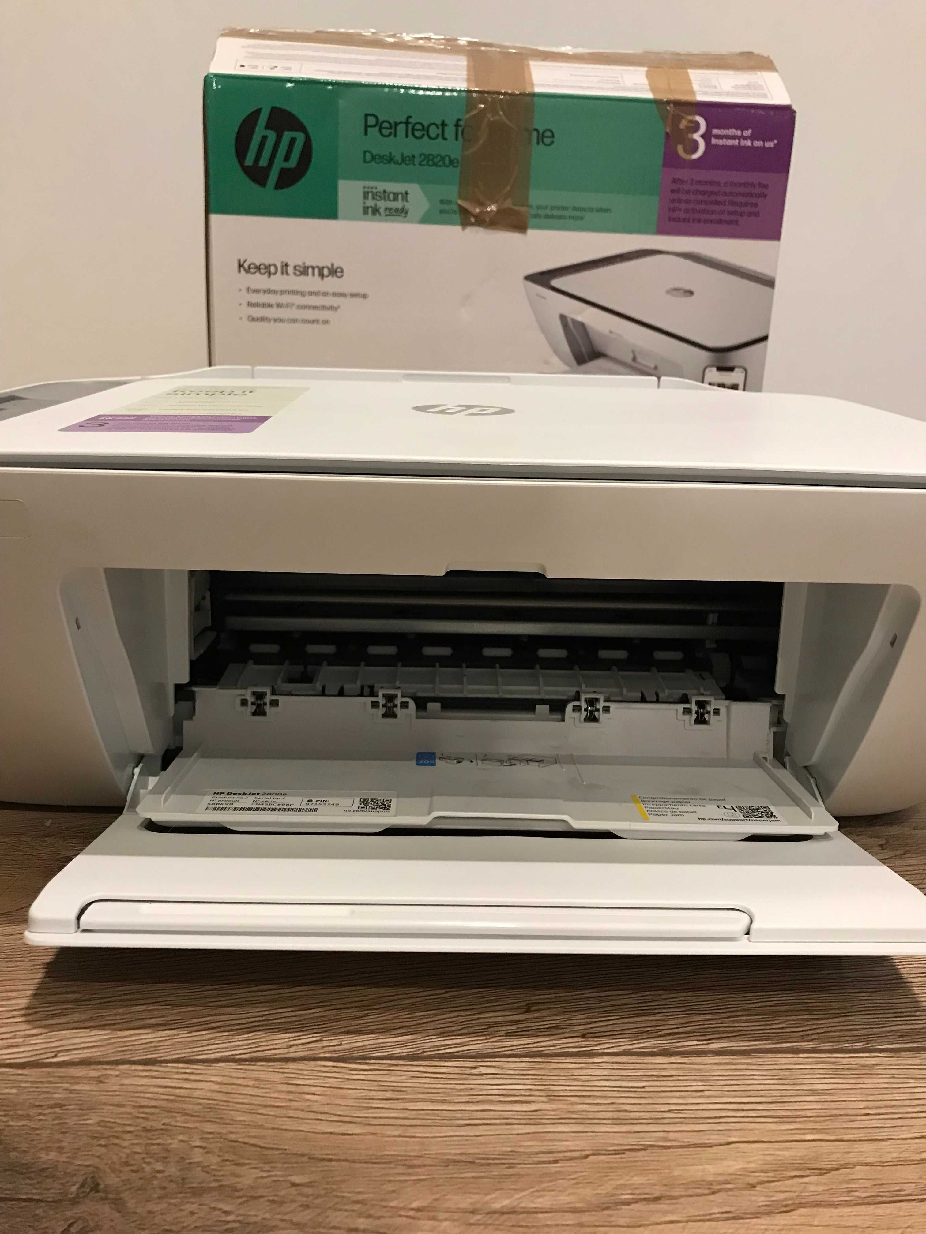 Urządzenie wielofunkcyjne HP DeskJet 2820e, Wi-Fi, Instant Ink