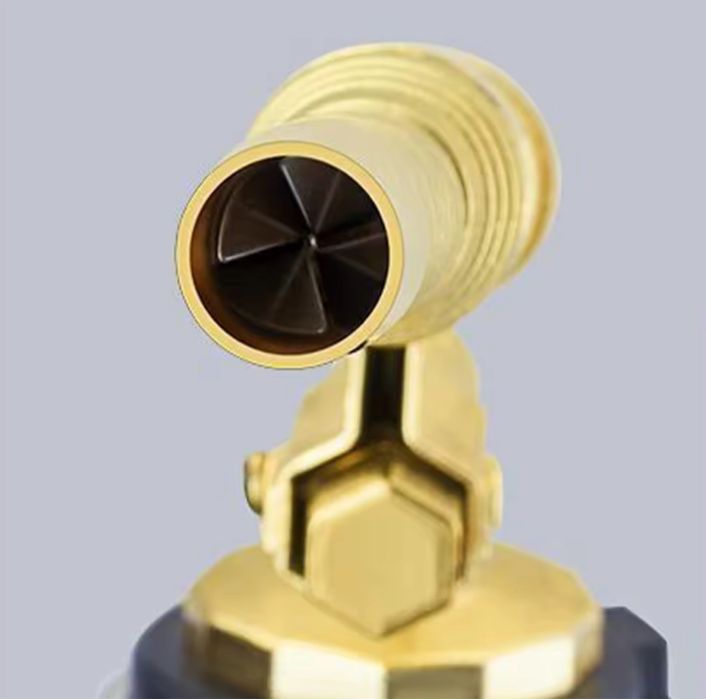 Пальник газовий що не гріється, Горелка з охолодженням