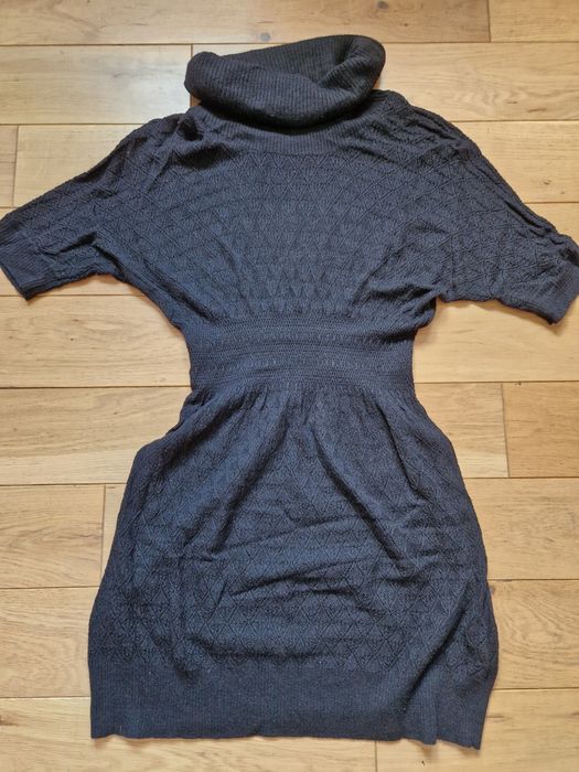 Sukienka ażurowa z golfem H&M 38