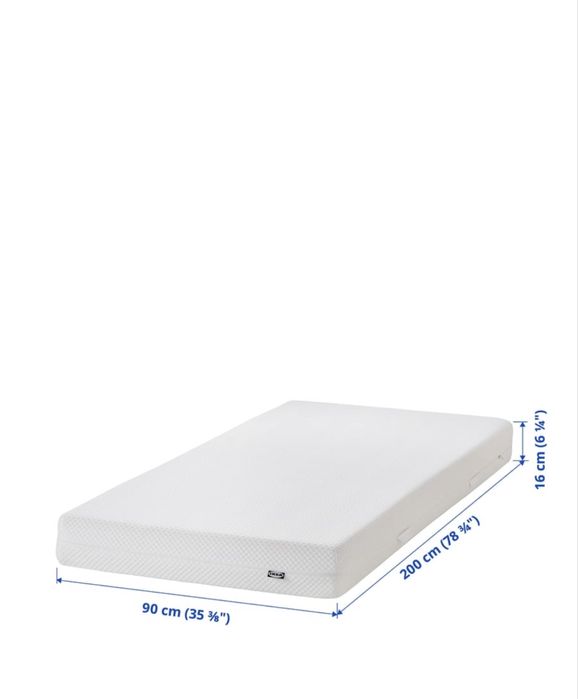 materac piankowy  90*200 ikea ABYGDA