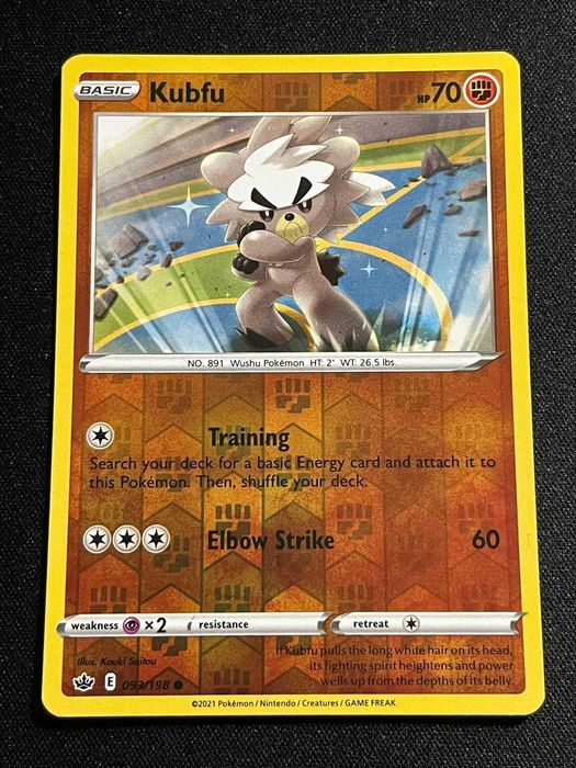 Carta Pokémon Kubfu 93/198 Chilling Reign