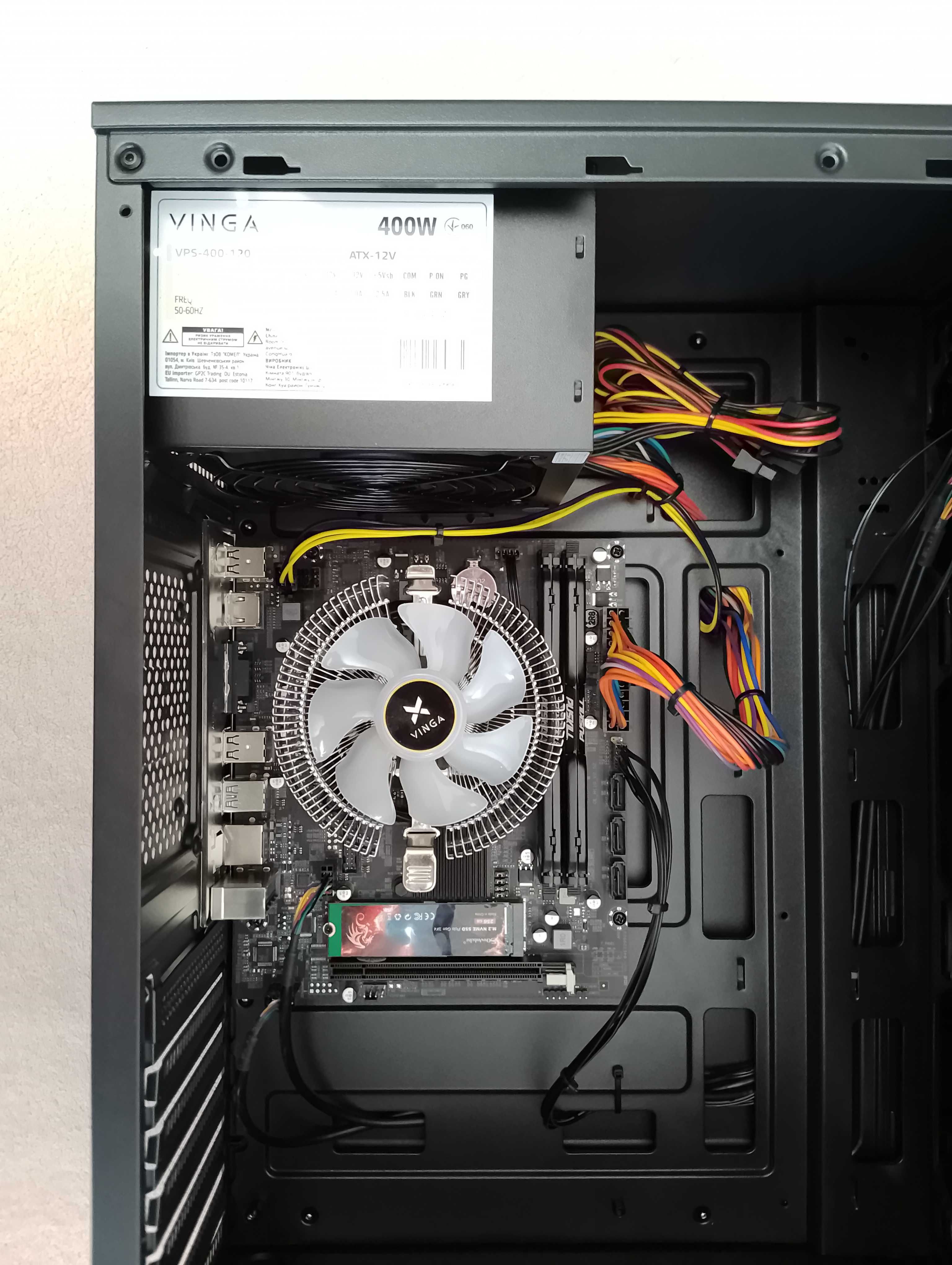 Потужний ПК Intel Pentium G4560 3,5GHz 16Gb DDR4 2666, 256Gb SSD NVME