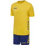 128 Hummel set zestaw komplet sportowy piłkarski spodenki koszulka