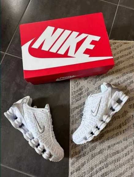 Buty meskie Mokasyny Nike_Shox_TL_White R.43