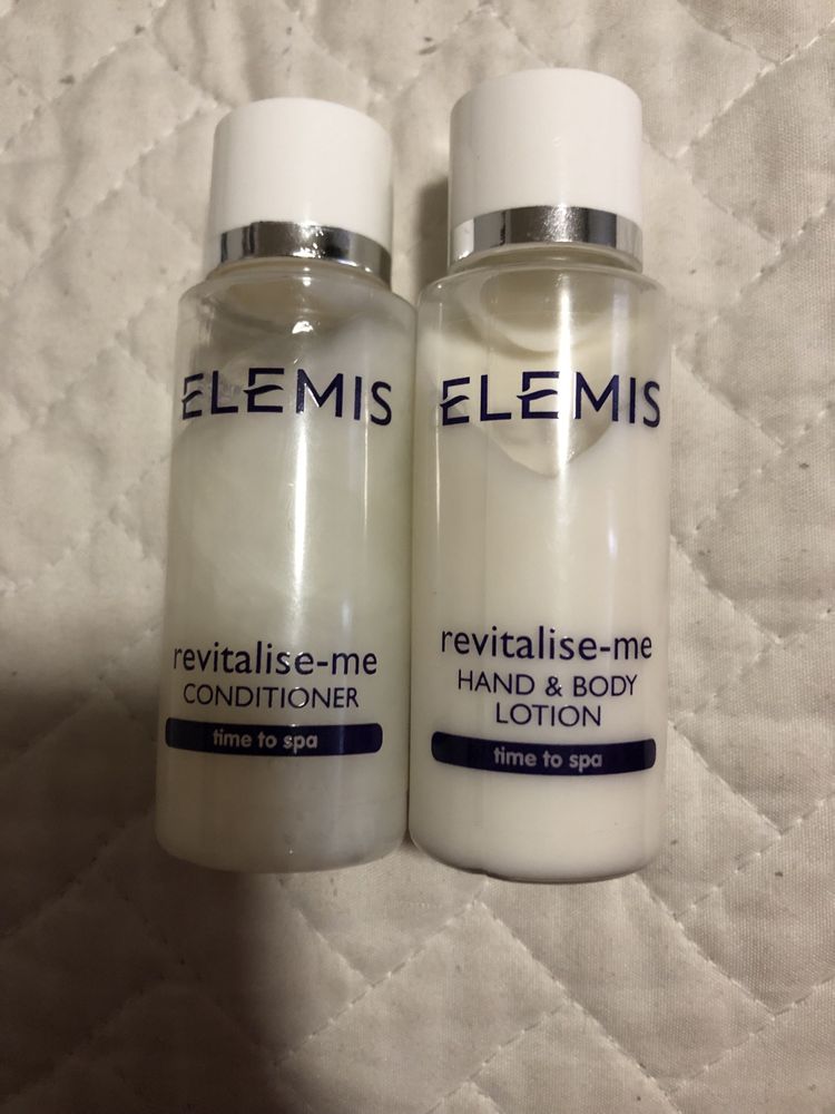ELEMIS, лосьон для тела и кондиционер для волос