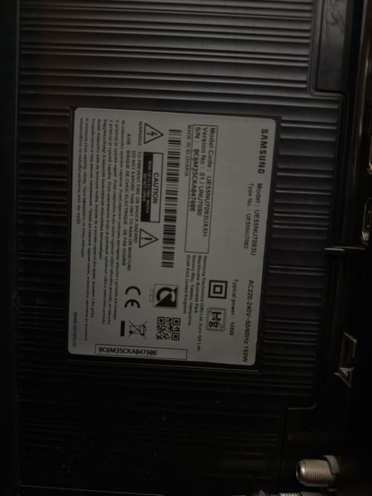 Samsung UE55NU7093 — 4K Smart TV, 55”, як новий