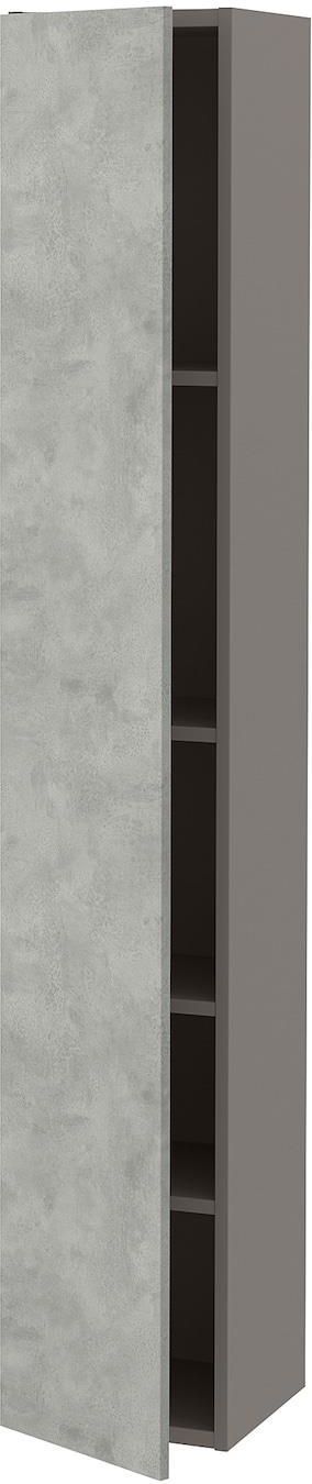 Szafka wysoka Ikea enhet  4 półki/drzwi,  30x32x180 cm beton