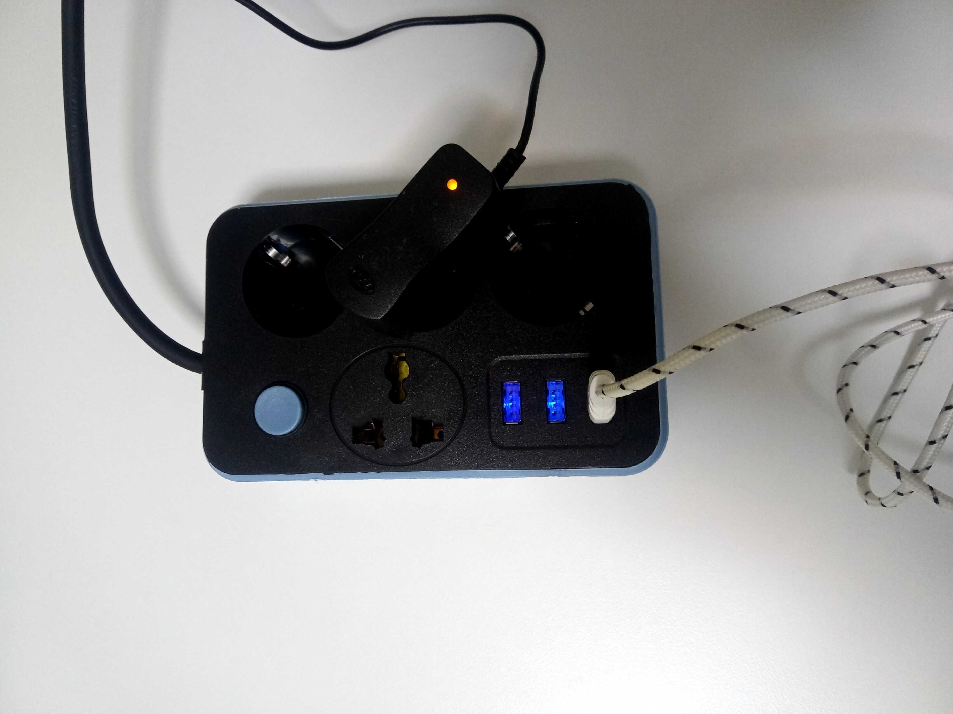Удлинитель электрический на 3 розетки + USB