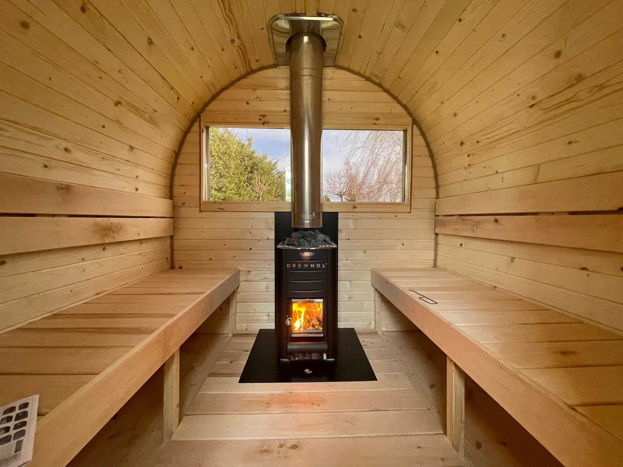 Sauna ogrodowa, sauna beczka, sauna owalna , sauna igloo,sauna Drewnol