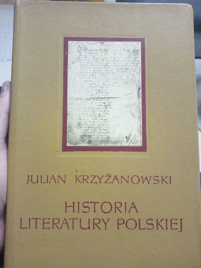 Historia literatury polskiej - J. Krzyżanowski