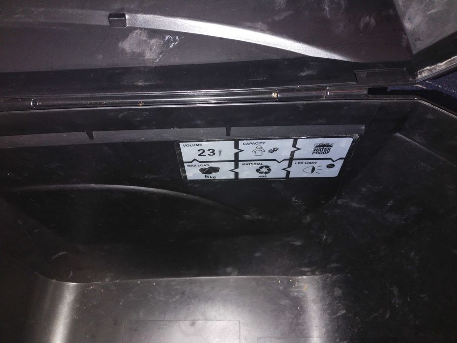 Kufry 2x23L, ABS tworzywo sztuczne