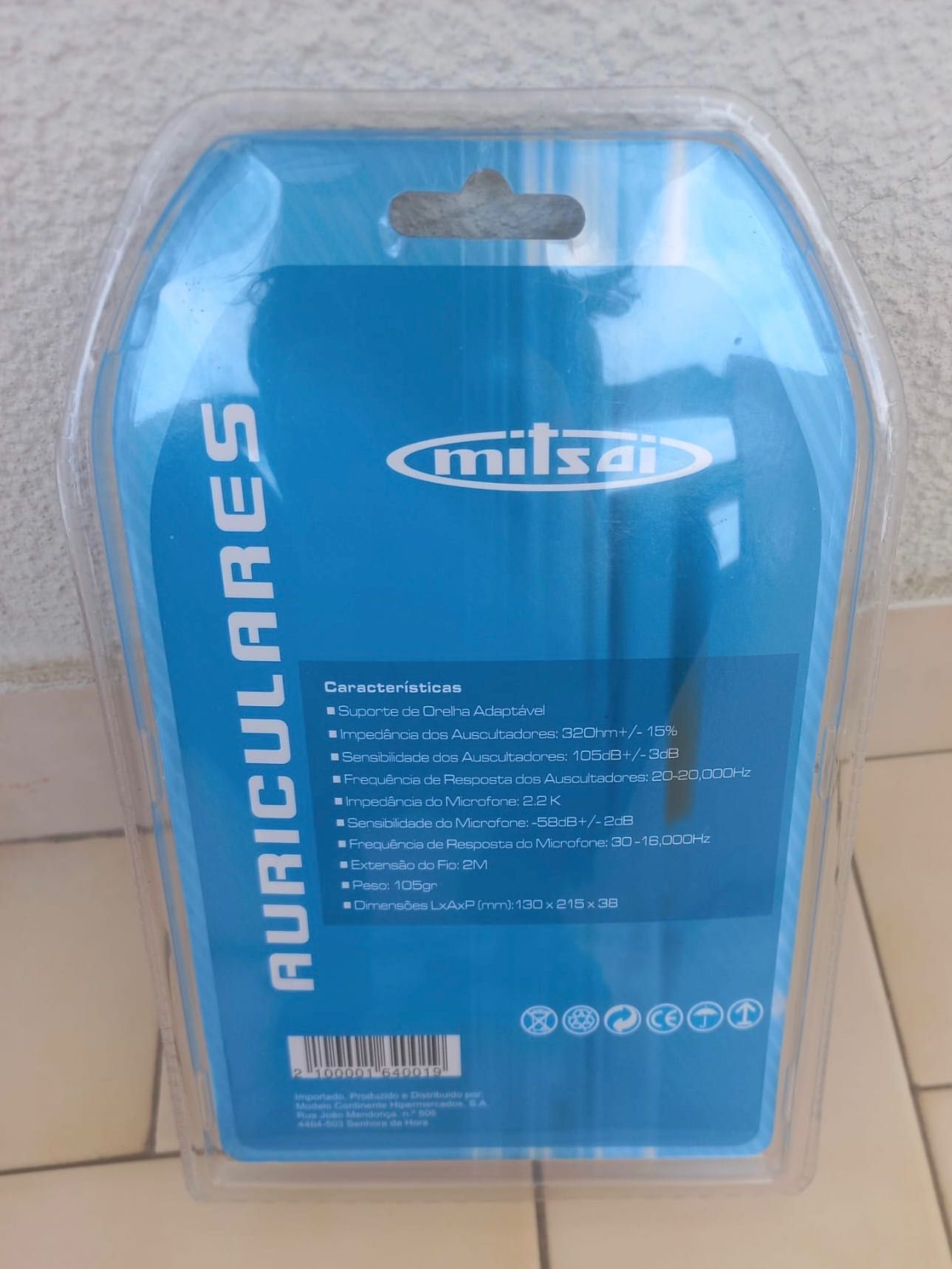 Auriculares Mitsai - Novos na Embalagem