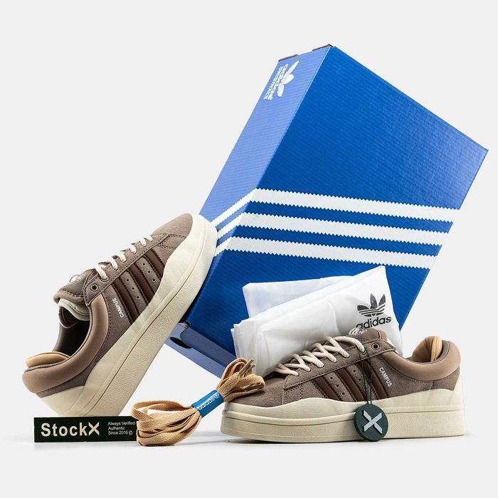 Замшевые кроссовки Adidas Campus x Bad Bunny кросівки адидас кампус