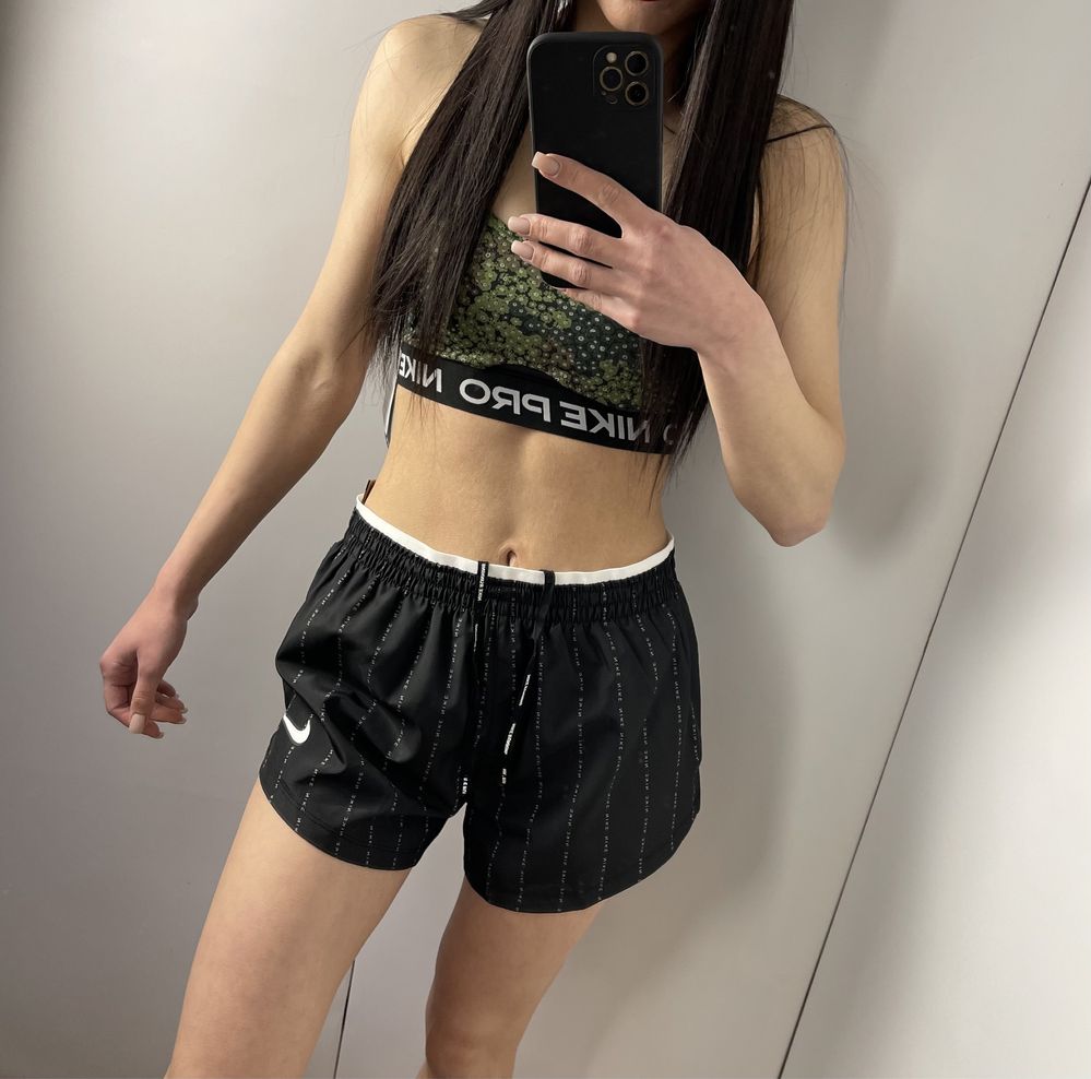 Спортивні шорти nike running dri-fit чорні оригінальні найк