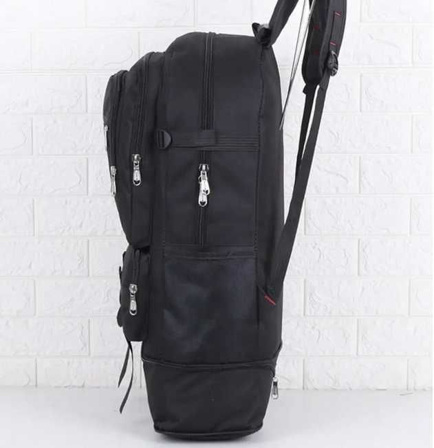 вело туристический рюкзак черный - охота, рыбалка - спортивный 70 L