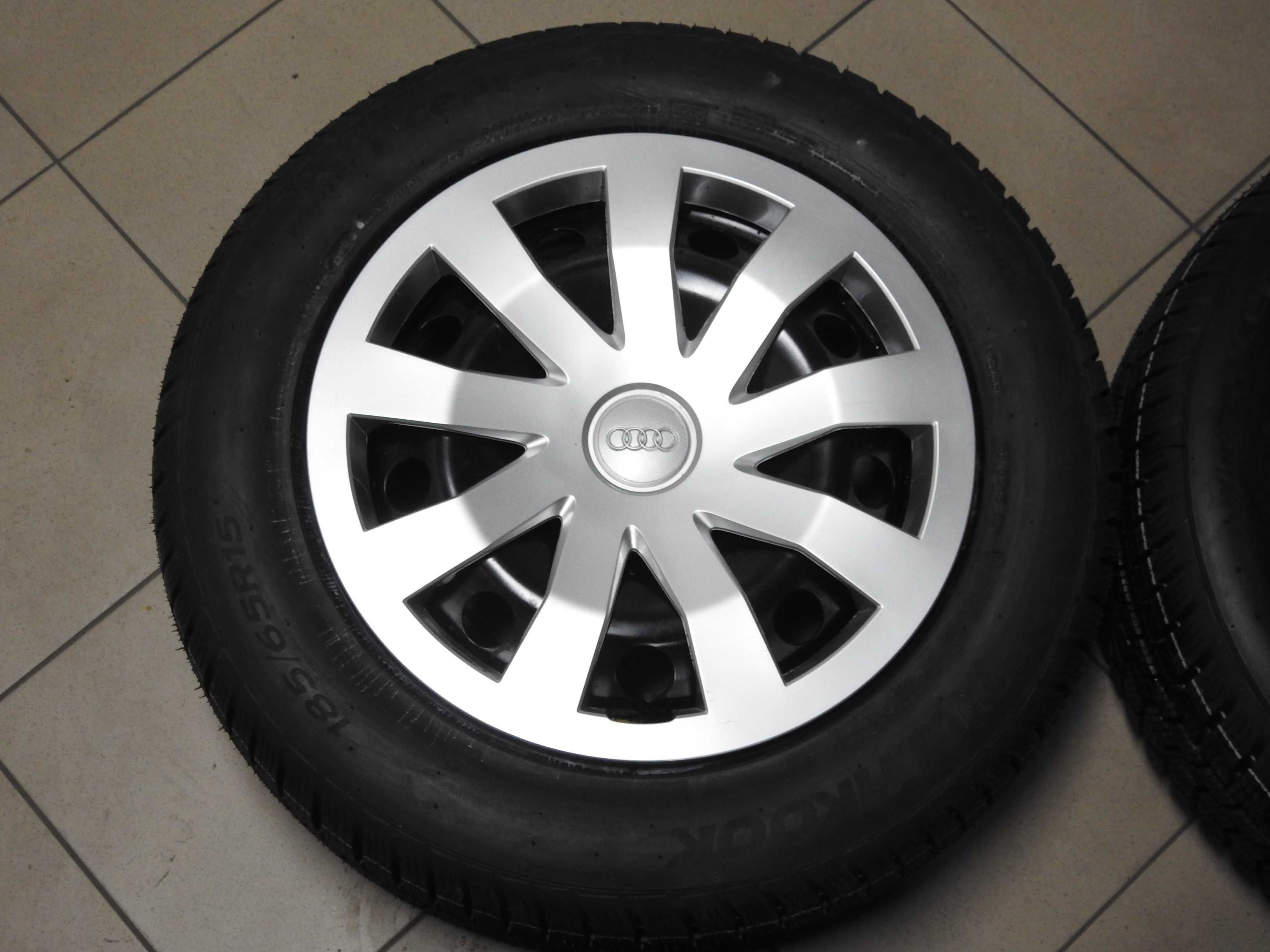 4xFELGI STALOWE 15'' 5x100 AUDI ORYGINAŁ et40 5,5J 2Q0 Nowe 2021rok