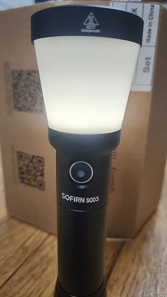2в1 Кемпінговий ліхтар Sofirn SC03 (2000Люмен, 508м, USB Type-C 21700)