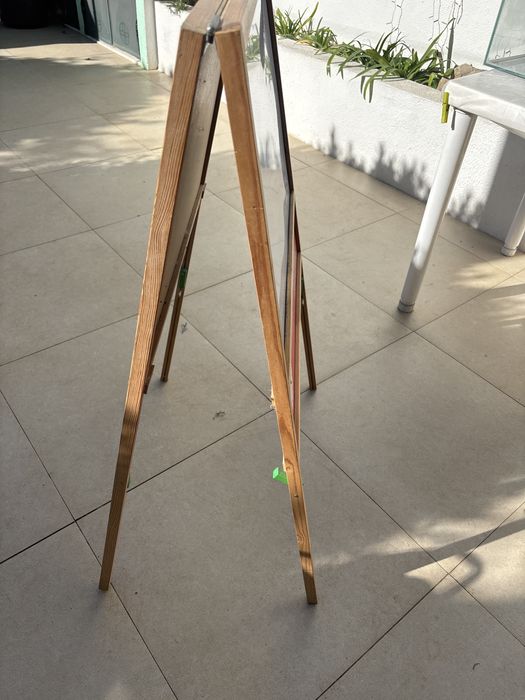 Quadro escolar magnetico e para giz