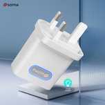 Wtyczka USB C 40 W 3-portowa szybka ładowarka WTYK UK SOLMA
