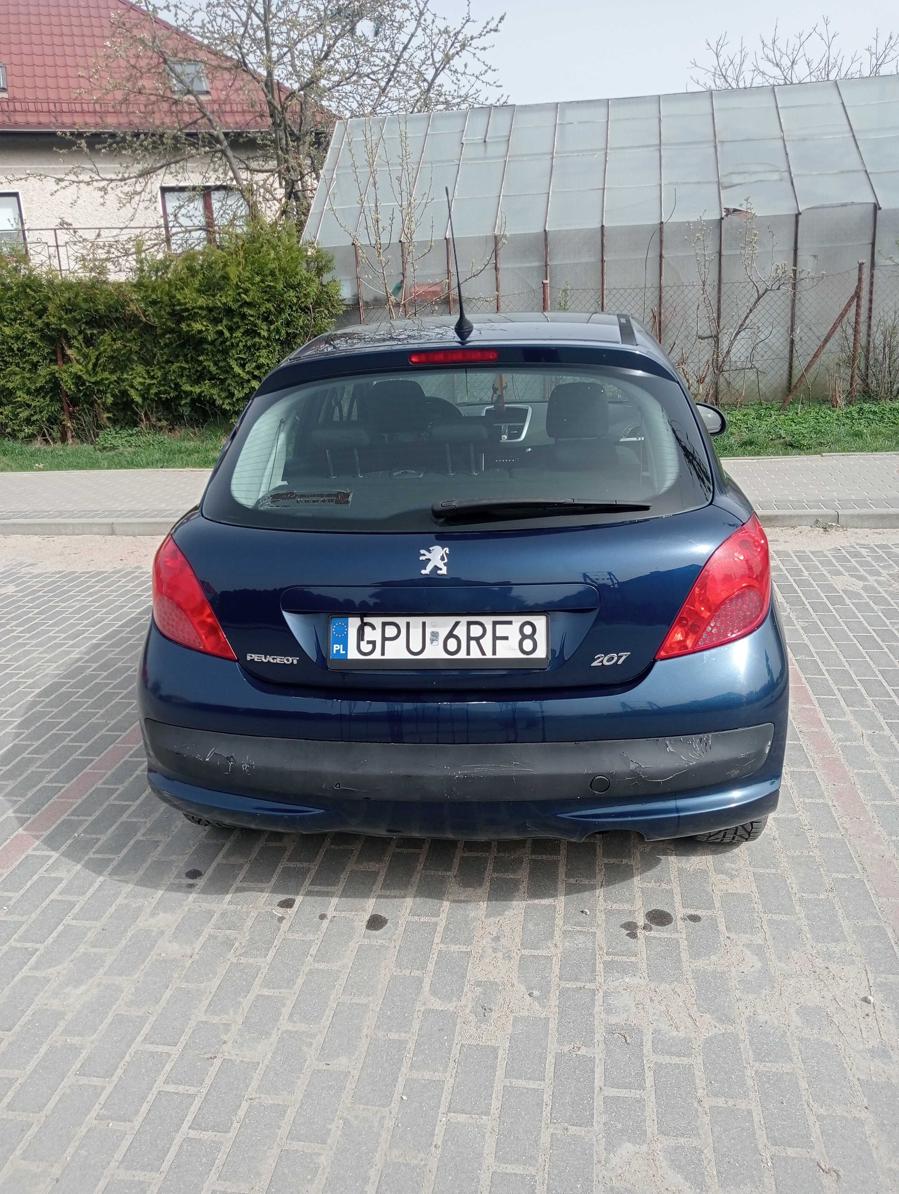 peugeot 207  1.6 benzyna i lpg 2007r.