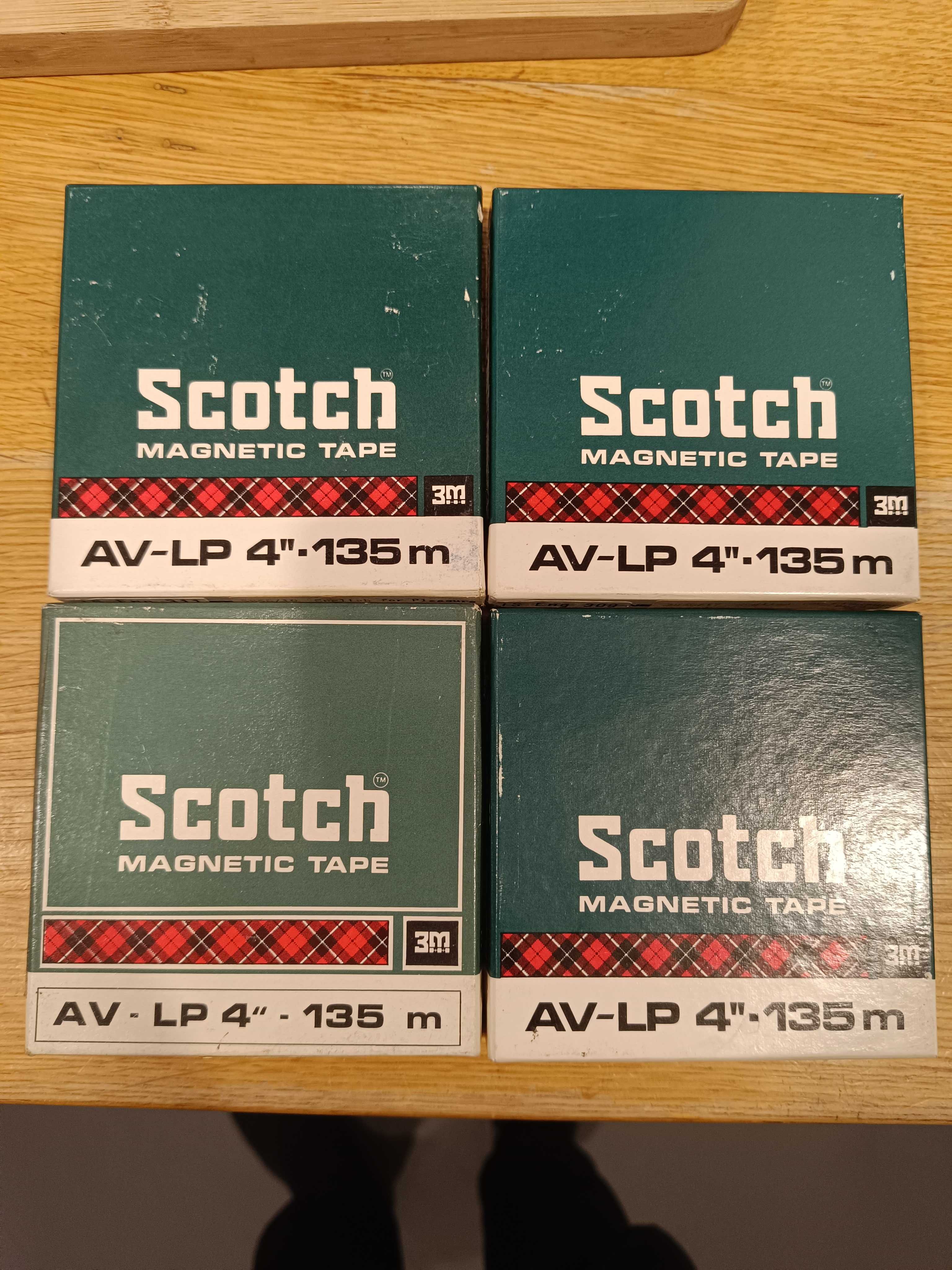 Taśma szpulowa SCOTCH AV-LP 4 -135m