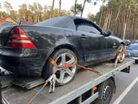 Розбор slk r170 бампер ліхтар салон кермо компресор двигун кпп запчаст