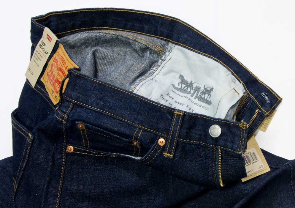 Мужские джинсы Levis 505 Rinse, 005050216 Левис, Ливайс США