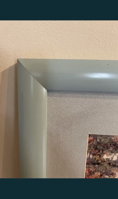 Obraz w miętowej ramie