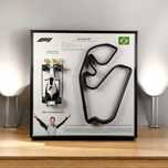 Рамка 2в1 з Panini Brawn GP 01 São Paulo GP 2009 №22 Jenson Button