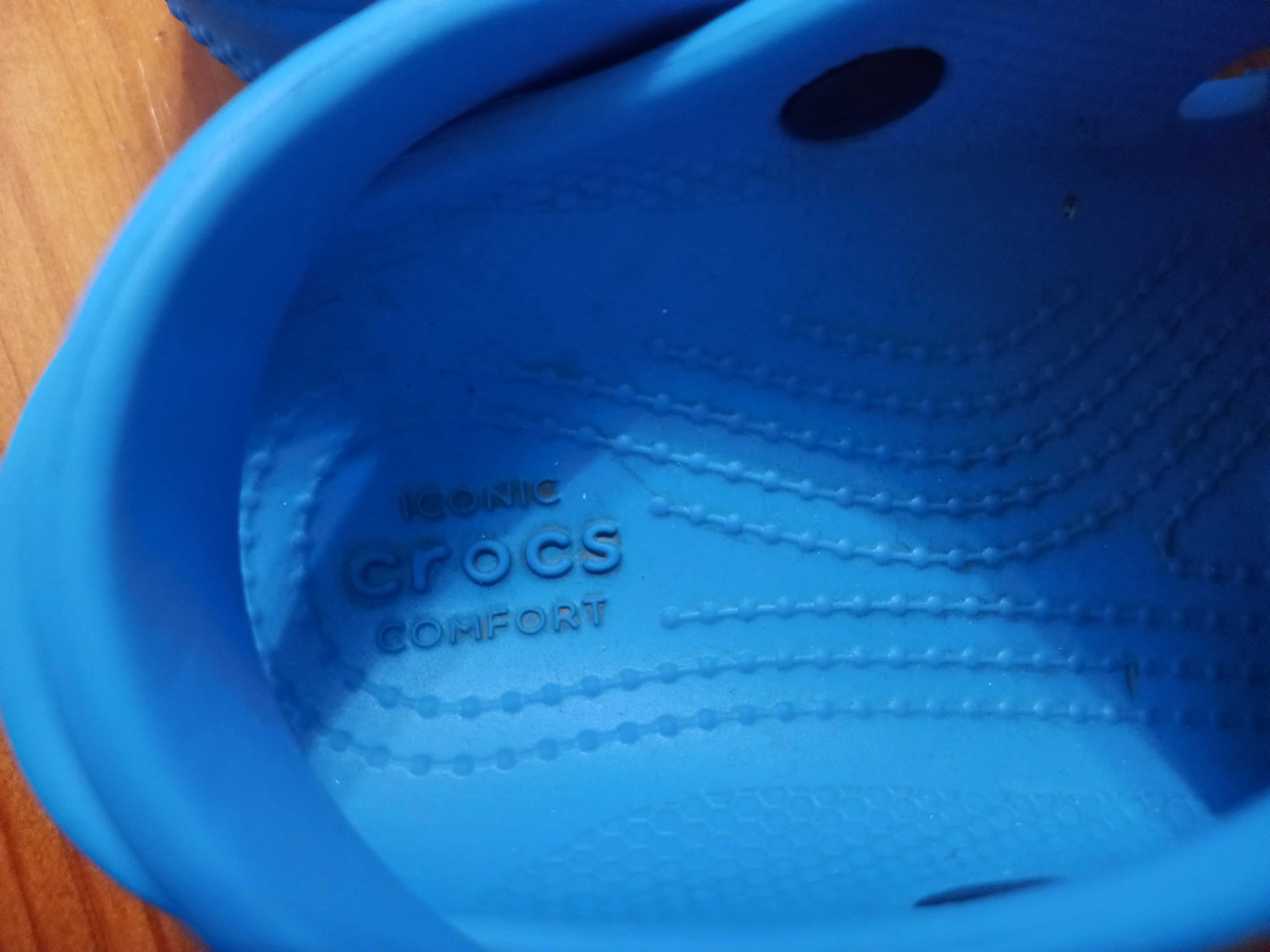 Crocs criança azuis