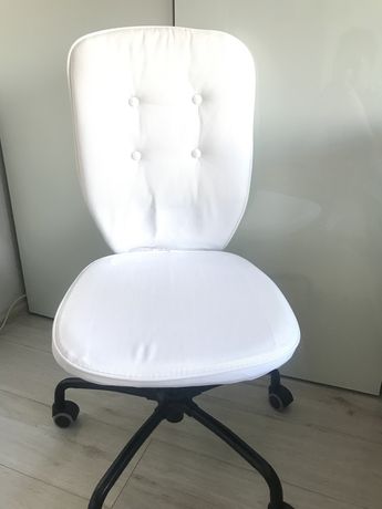 Krzesło obrotowe biurowe biale IKEA