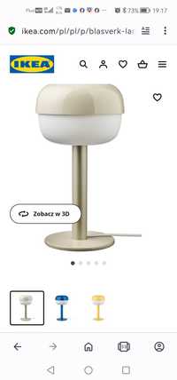2 sztuki lampa Ikea blasverk