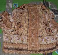 Воздушная накидка-блуза в восточном стиле, на 52-54