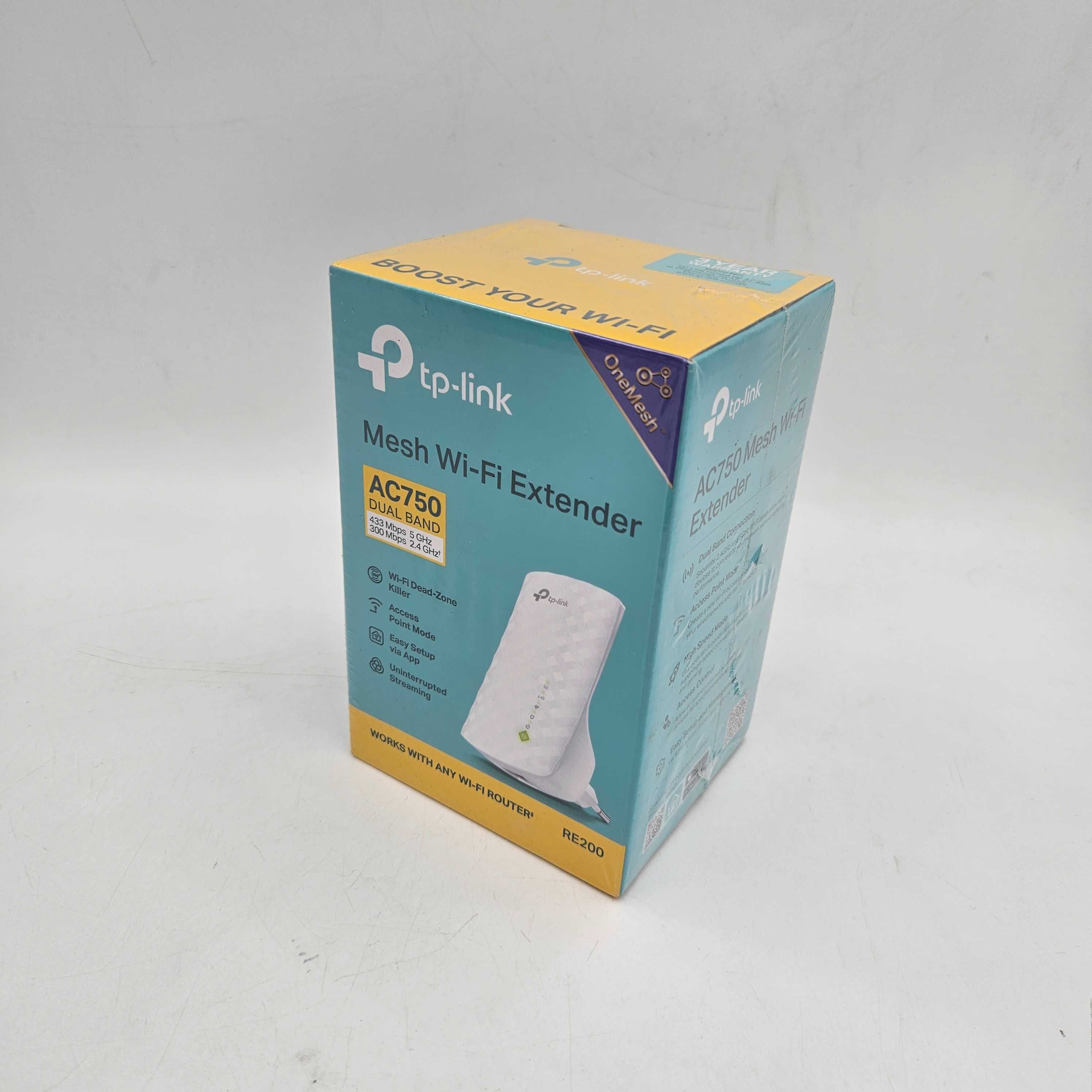 Wzmacniacz Sygnału WiFi Internetu TP-LINK AC750 5GHz NOWY Okazja!