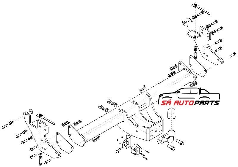 ENGATE DE REBOQUE ISUZU D-Max 2019+