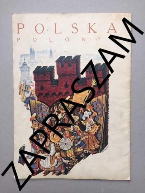 POLSKA POLONIA - folder reklamowy - lato 1939r. okładka Witold Chomicz