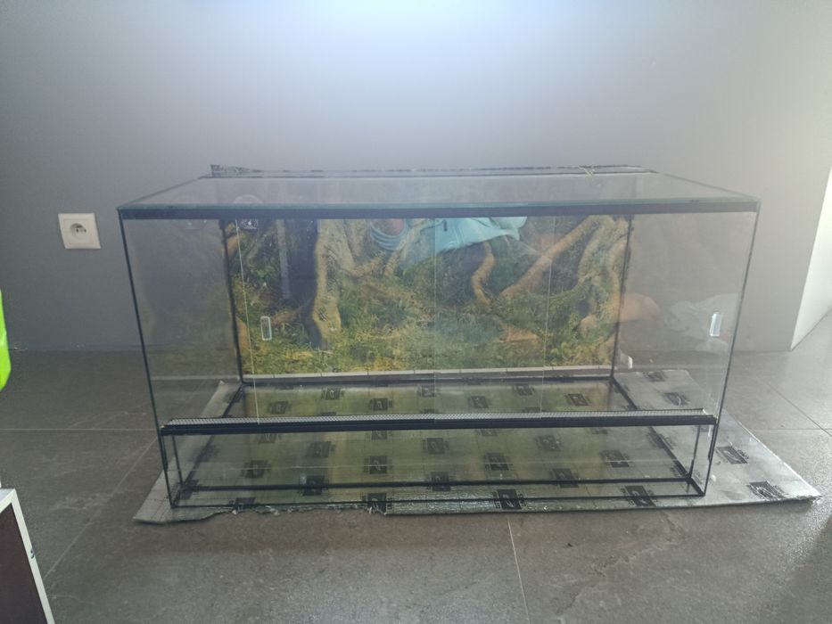 Terrarium o wymiarach takich jak na zdjeciu