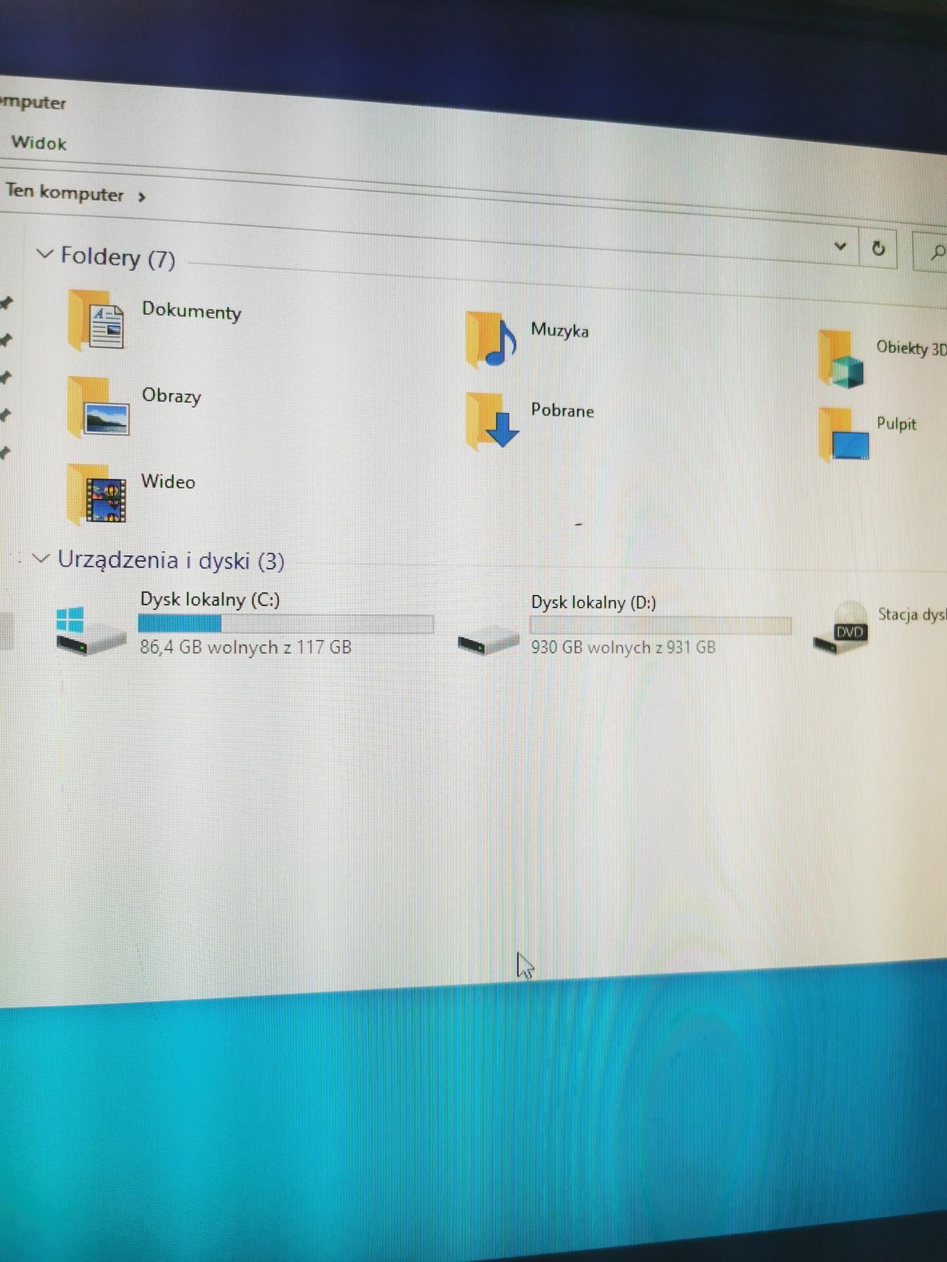 Komputer Dell optiplex 7010 i5 SSD 10GB Win10 Monitor