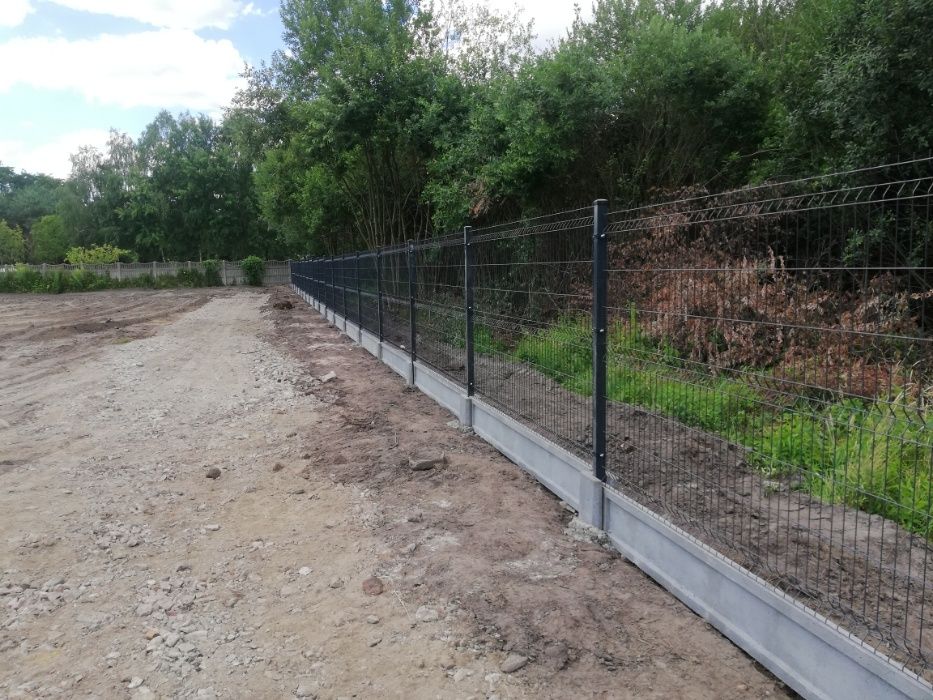 Ogrodzenia panelowe 3D  + podmurówka z montażem BRAMY/FURTKI