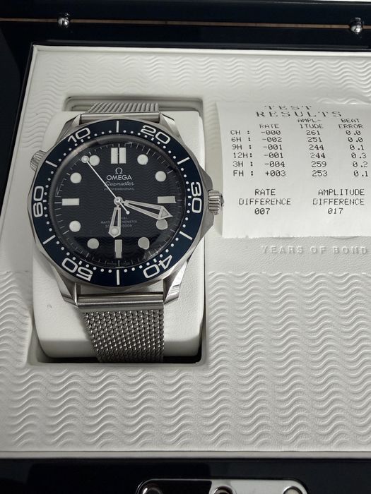 OMEGA Seamaster Diver 300M – James Bond 60th Anniversary Edition