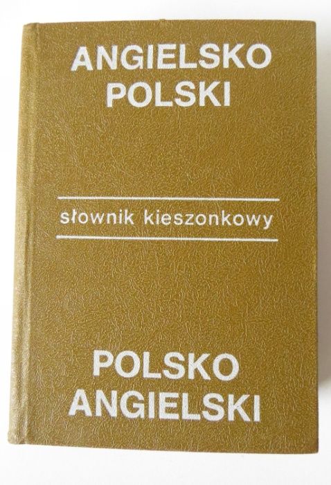 słownik kieszonkowy angielsko-polski, polsko-angielski