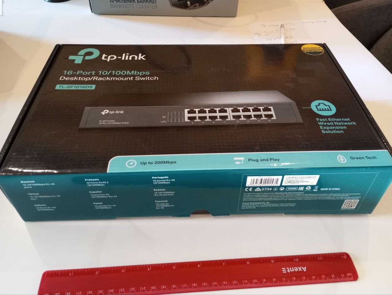 Мережевий комутатор TP-LINK TL-SF1016DS, 16 PORT