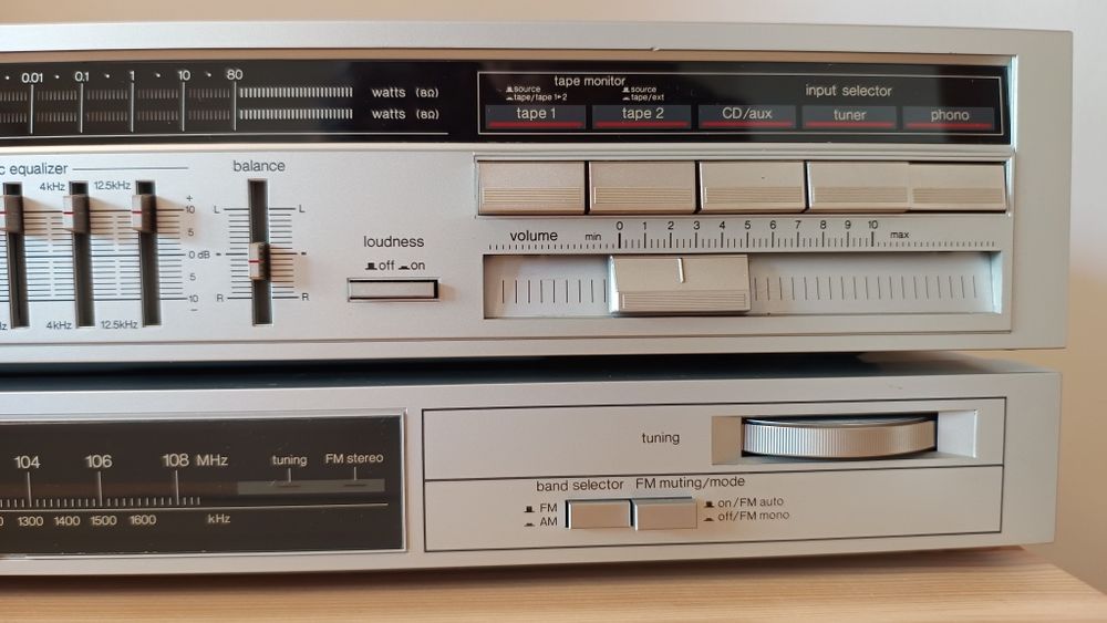 Zestaw Technics z gramofonem plus kolumny