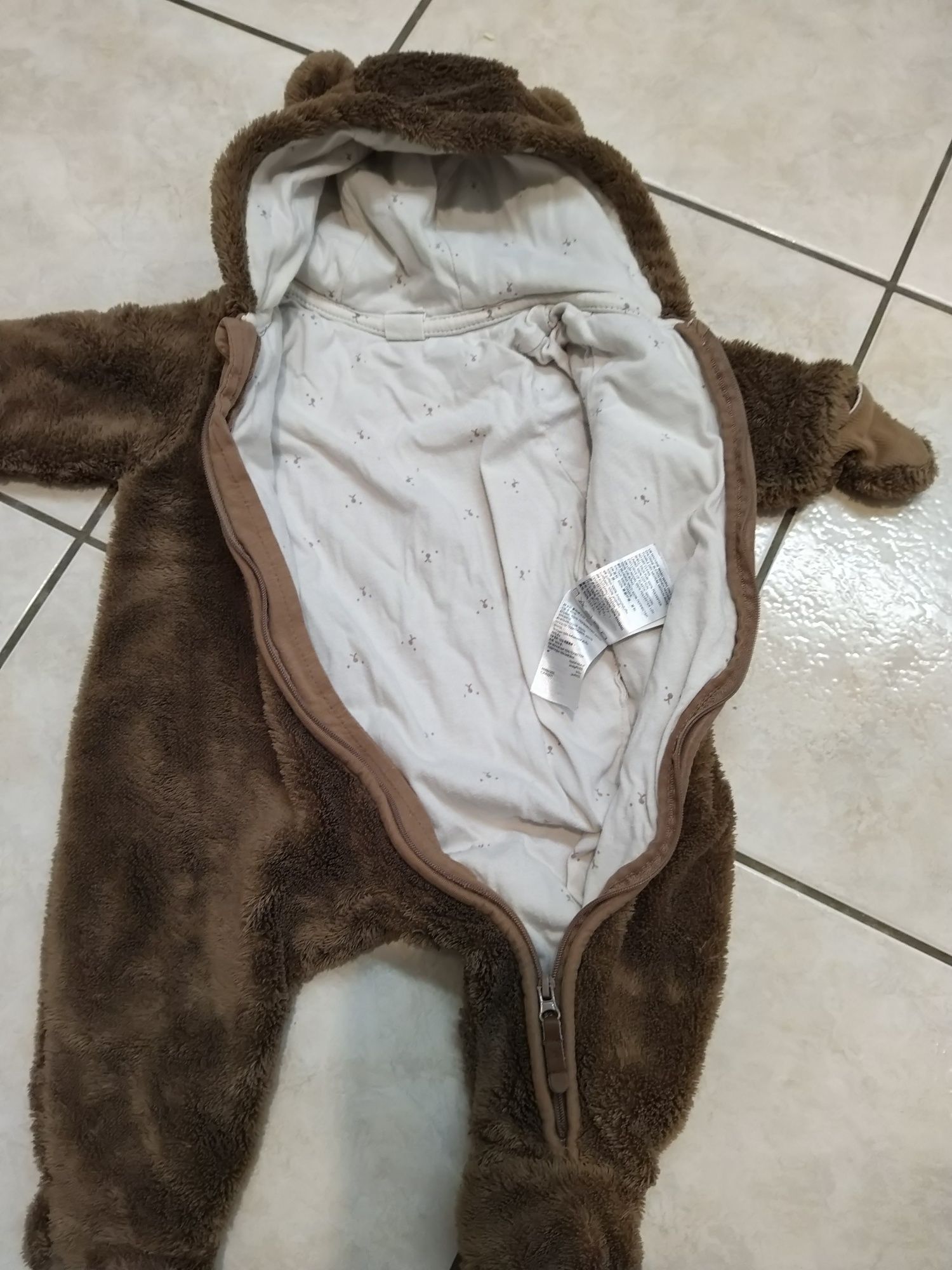 Kombinezon miś wiosenny  dla noworodka H&M 56 niemowlęcy