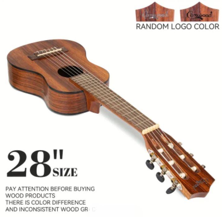 Гиталеле , мини гитара 28" классическая 6 струнная шикарное качество