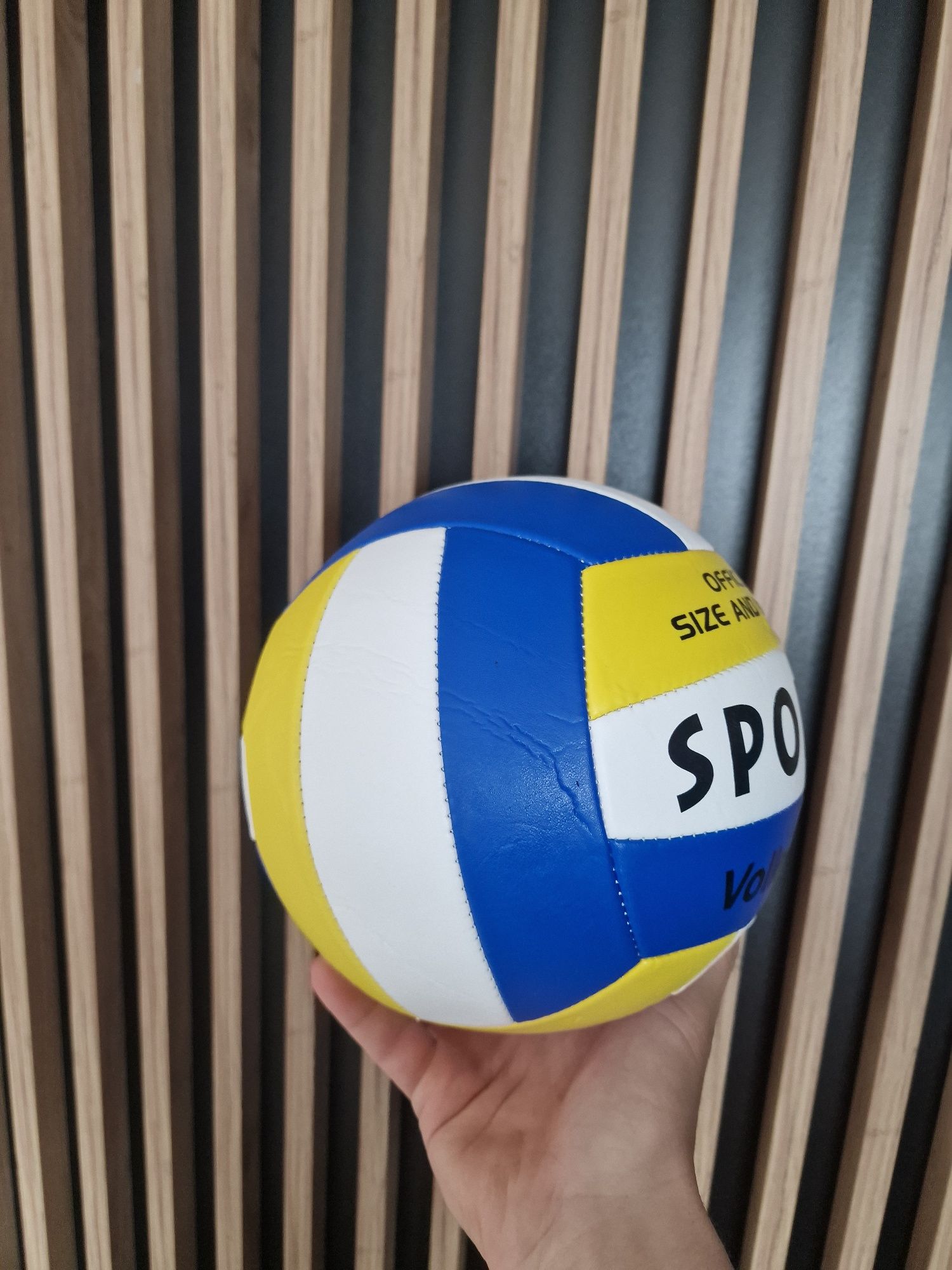 Piłka siatkowa, halowa, rozmiar 5, szyta, treningowa