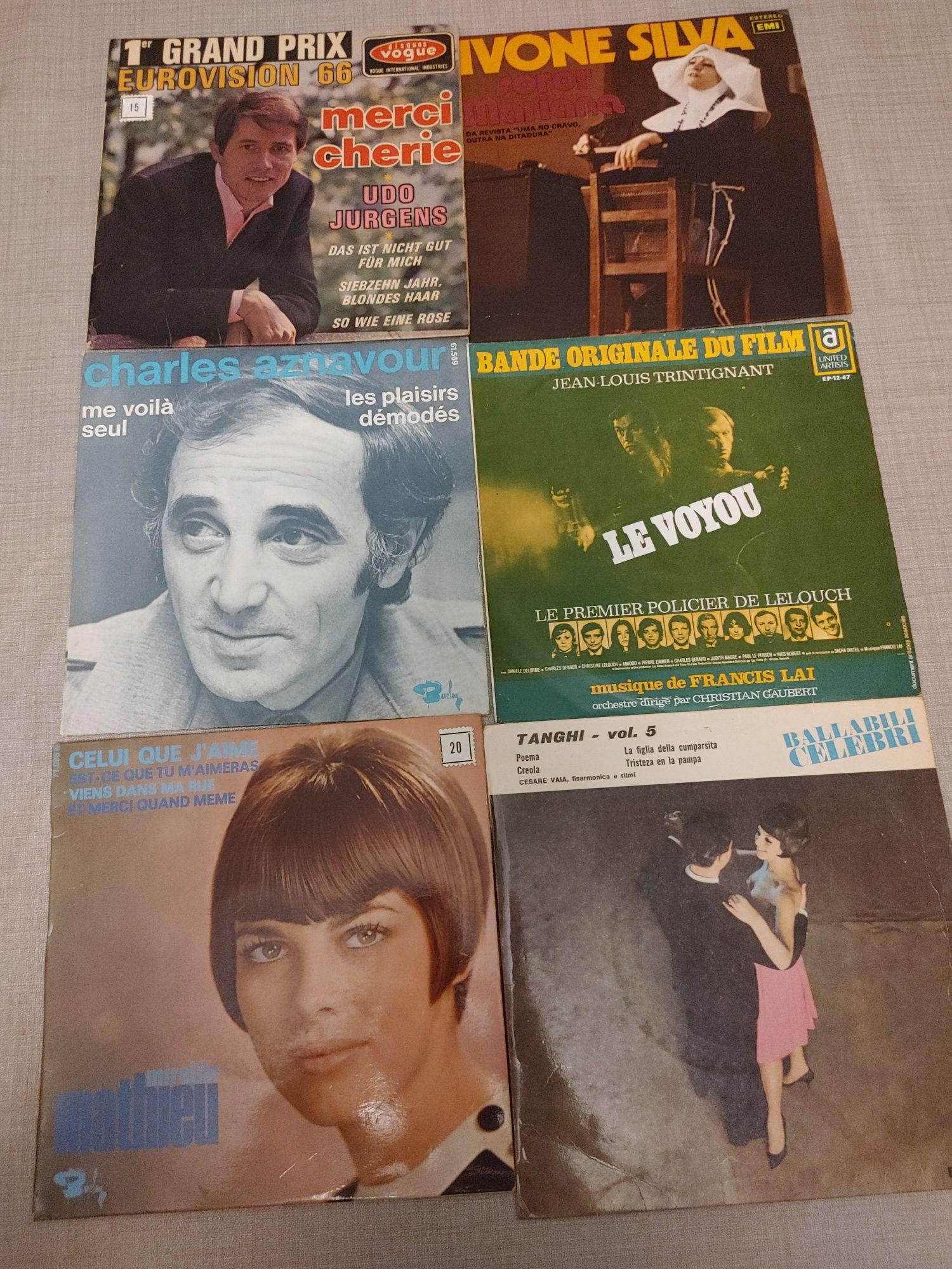 Discos antigos em vinil