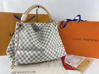 Louis Vuitton - Artsy Damier Azur | Shopperka PEŁNY ZESTAW LV